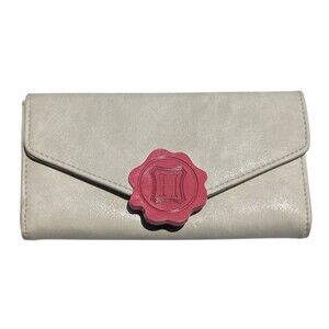 Harry Potter Wallet Hogwarts Letter Envelope Faux Leather Bioworld Tri-Fold EUC